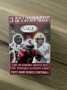 Sage 2022 High Series Football Box - Red, White